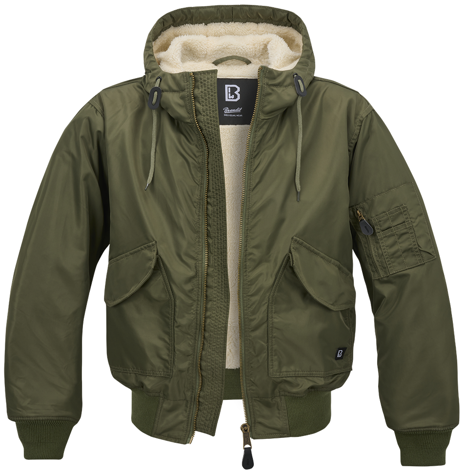 Geaca CWU Hooded Olive Brandit - Caldura si Protectie