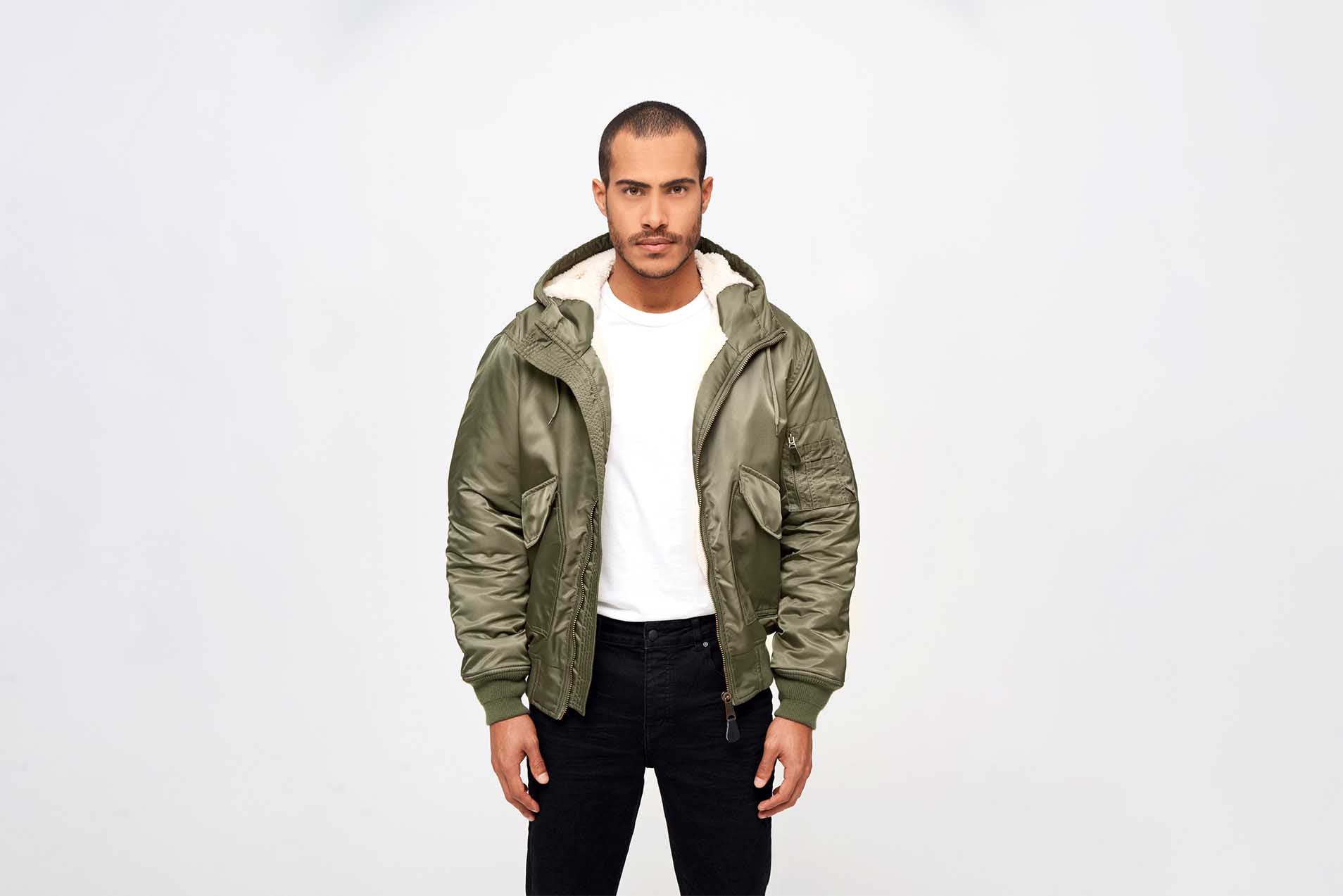 Geaca CWU Hooded Olive Brandit - Caldura si Protectie