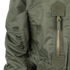 Geacă de Aviator Copii F-35 Flight Jacket Verde Stil Militar - Aventura Aeriană Măiestrită