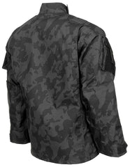 Geacă de Câmp US ACU Rip Stop Night Camo MFH - Fermoar bidirecțional, Protecții coate