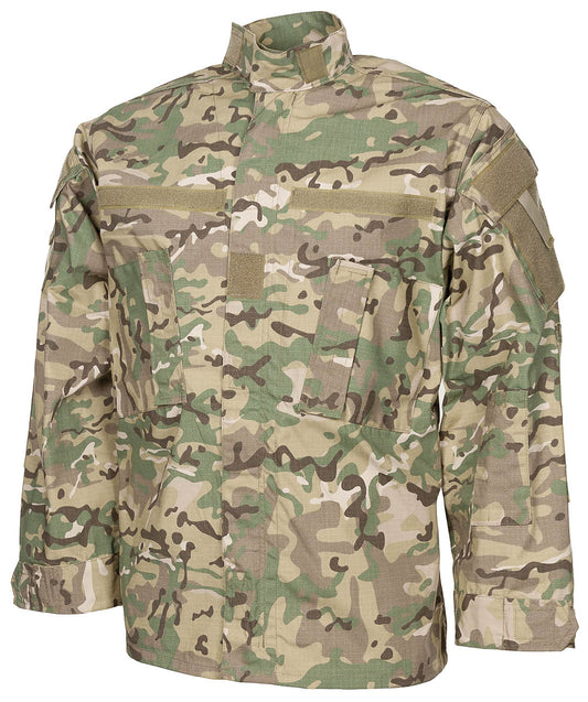 Geacă de Câmp US ACU Rip Stop Operation Camo MFH - Fermoar 2-way, Rip Stop
