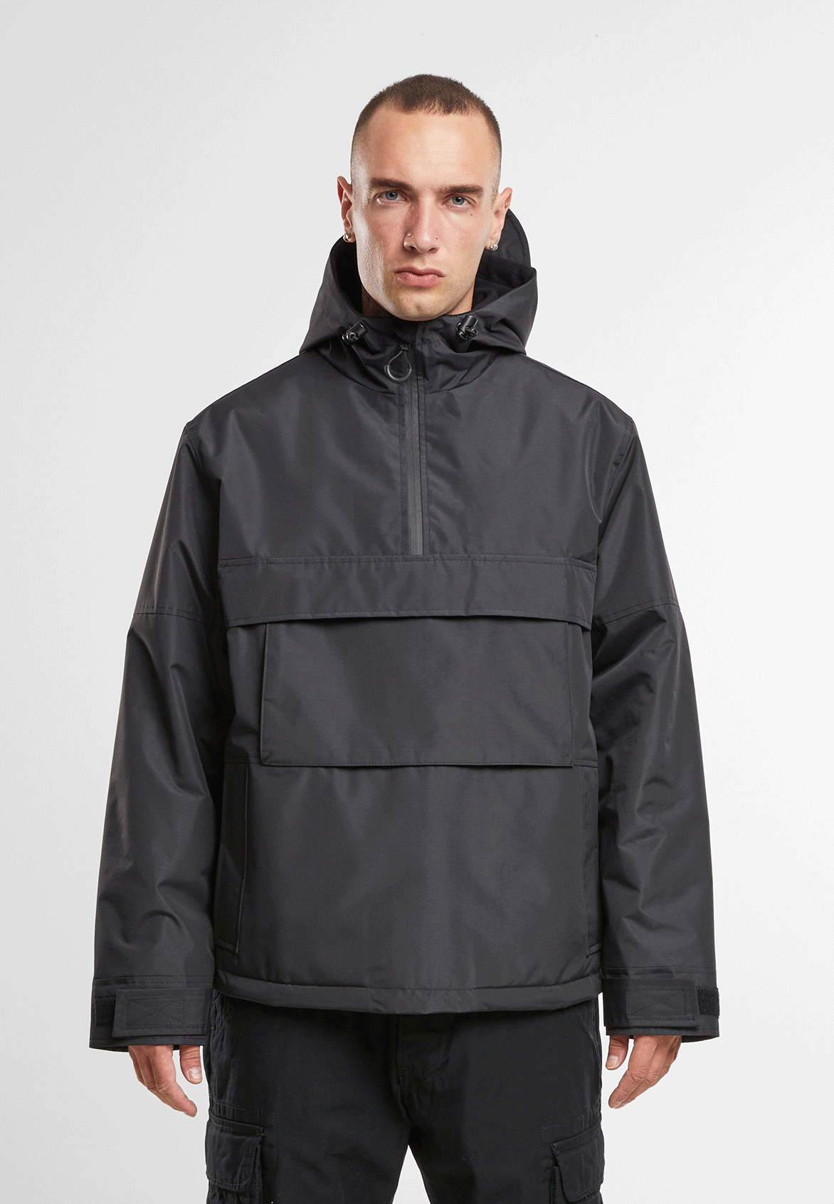 Geaca de Vant Arctic Negru Brandit - Protectie Esentiala in Vant