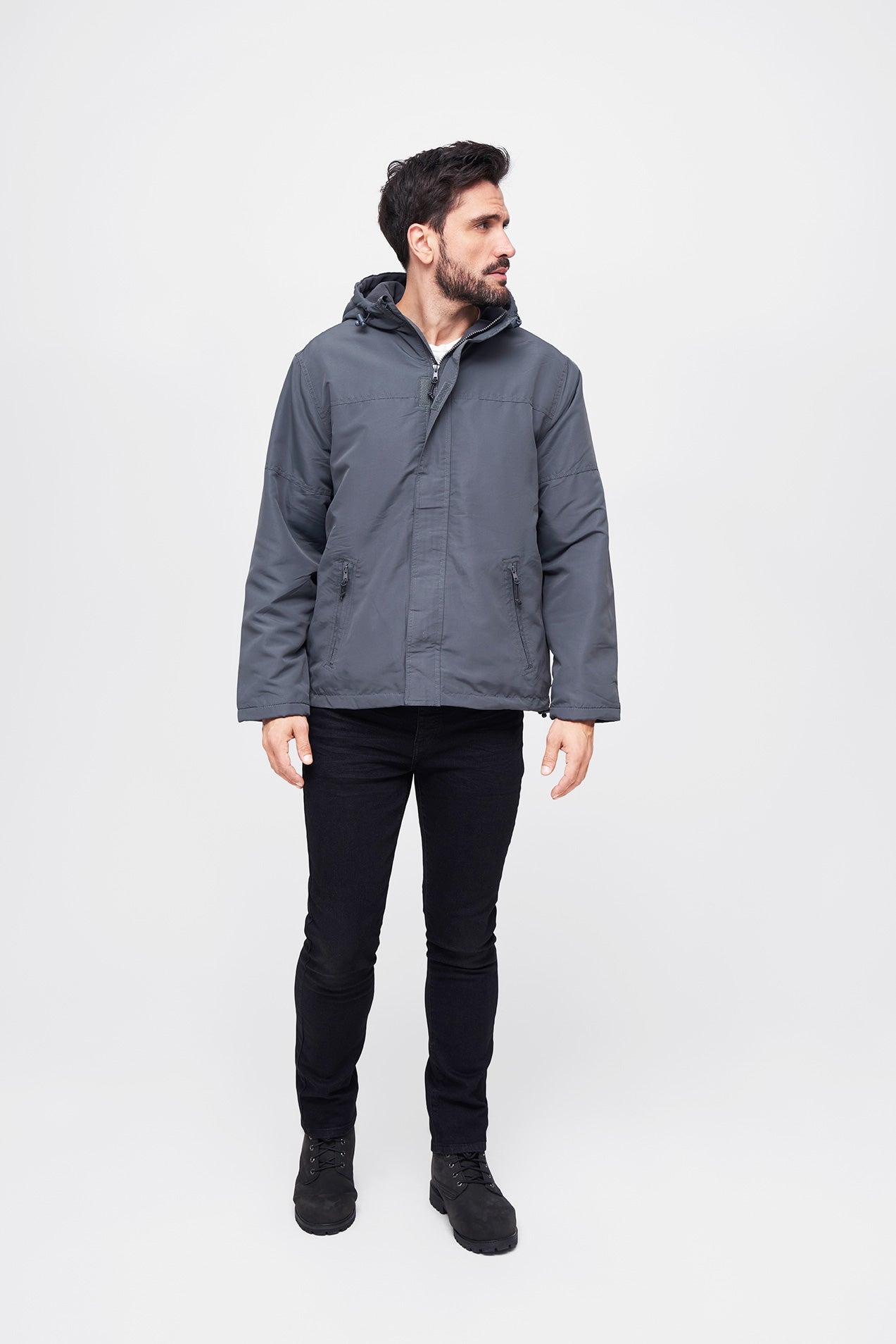 Geaca de Vant Frontzip Anthracite Brandit - Rezistenta si Versatilitate