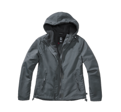 Geaca de Vant Frontzip Anthracite Dama Brandit - Protectie Urbana Activa