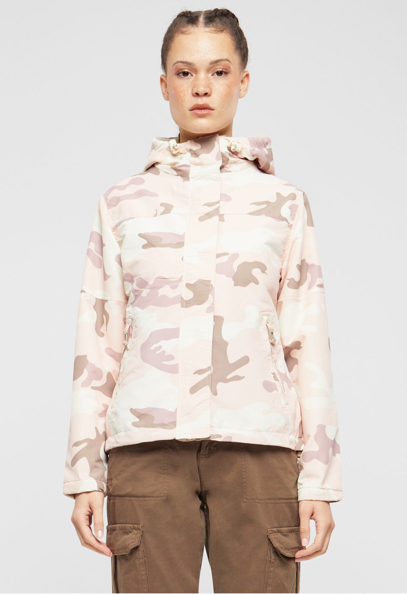 Geaca de Vant Frontzip Candy Camo Dama Brandit - Stil Urban Activ