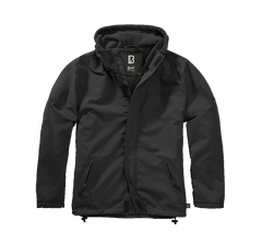 Geaca de Vant Frontzip Negru Brandit - Performanta Tactica