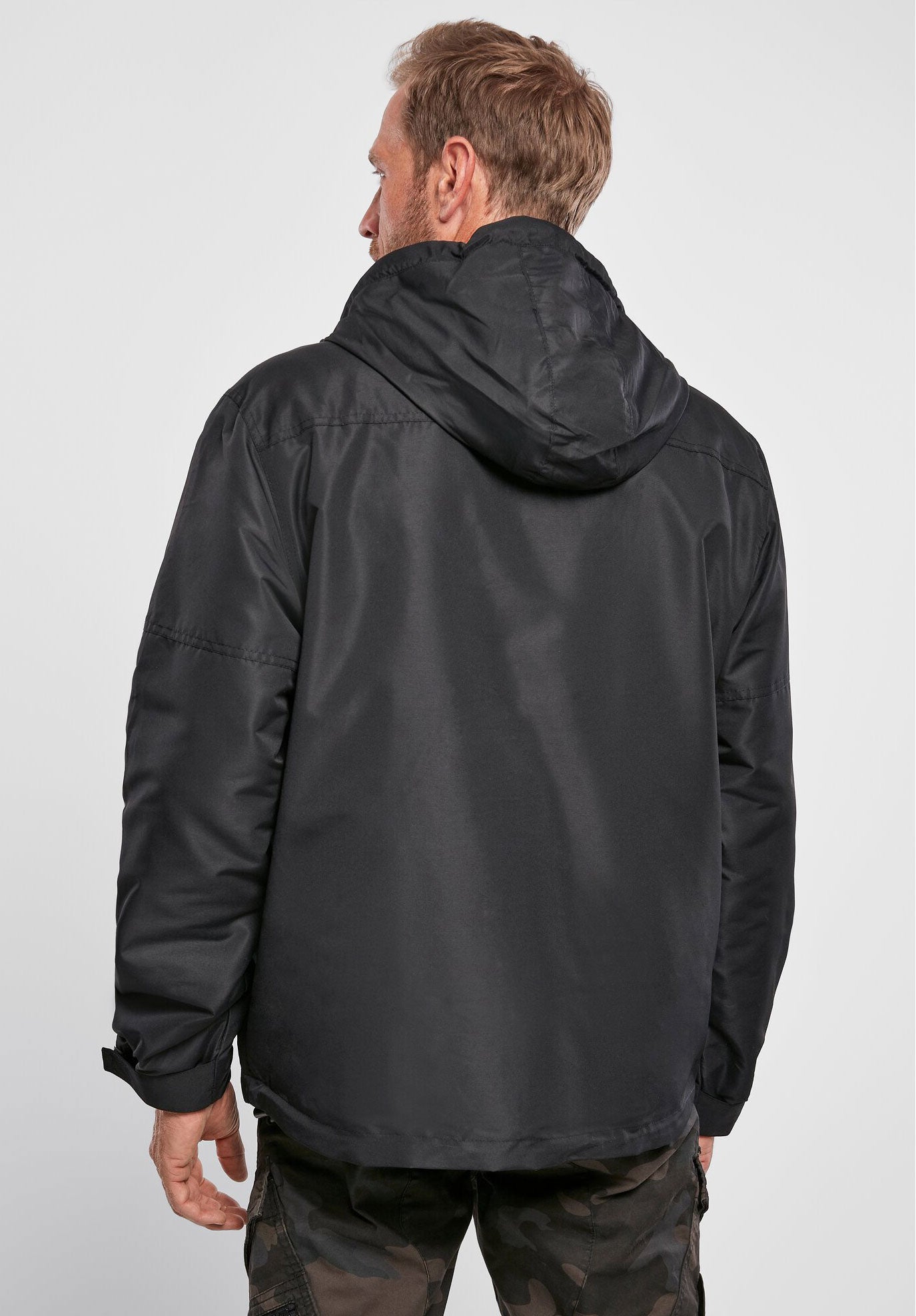 Geaca de Vant Frontzip Negru Brandit - Performanta Tactica