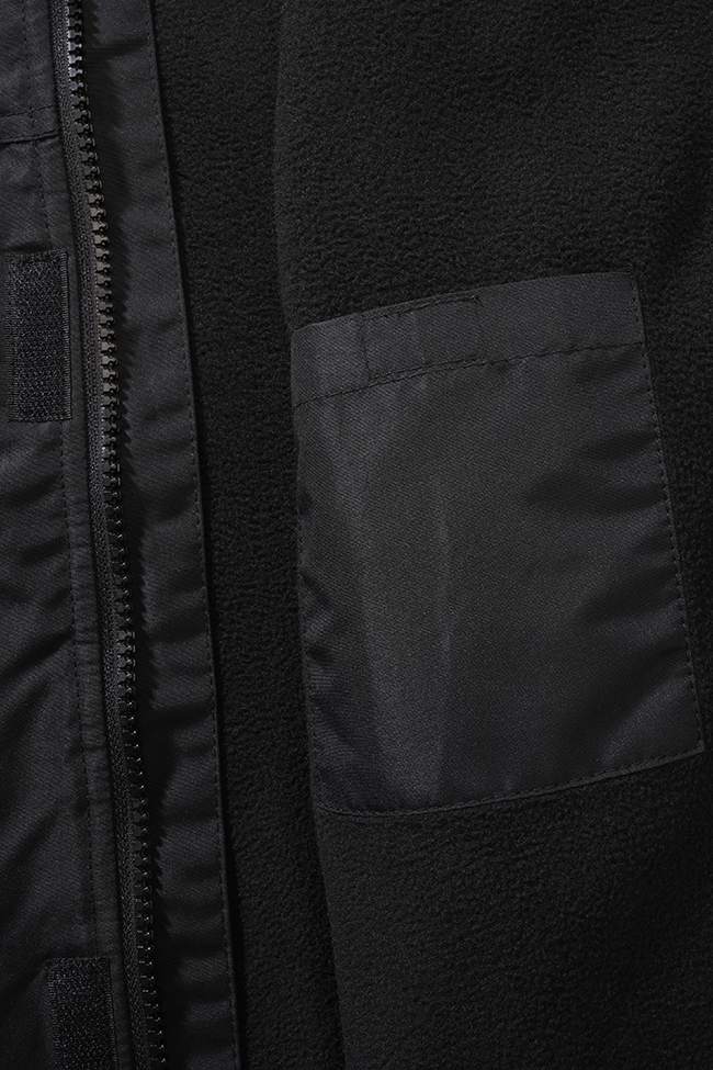 Geaca de Vant Frontzip Negru Copii Brandit - Aventura Zilnica