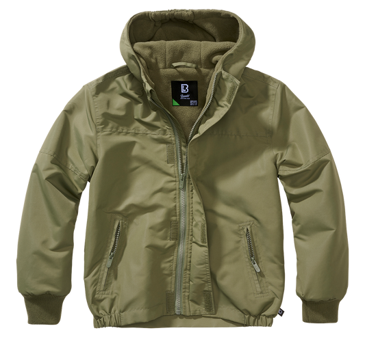 Geaca de Vant Frontzip Olive Copii Brandit - Protectie Activa