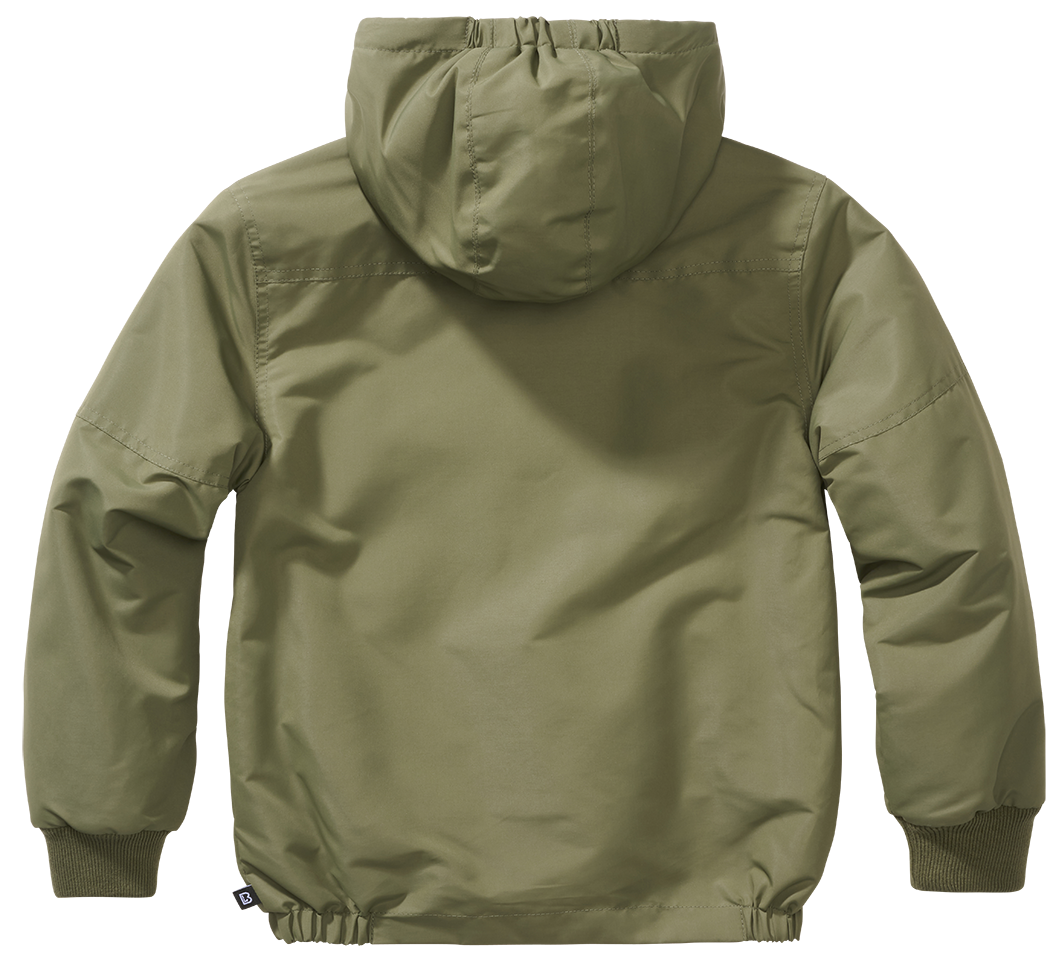 Geaca de Vant Frontzip Olive Copii Brandit - Protectie Activa