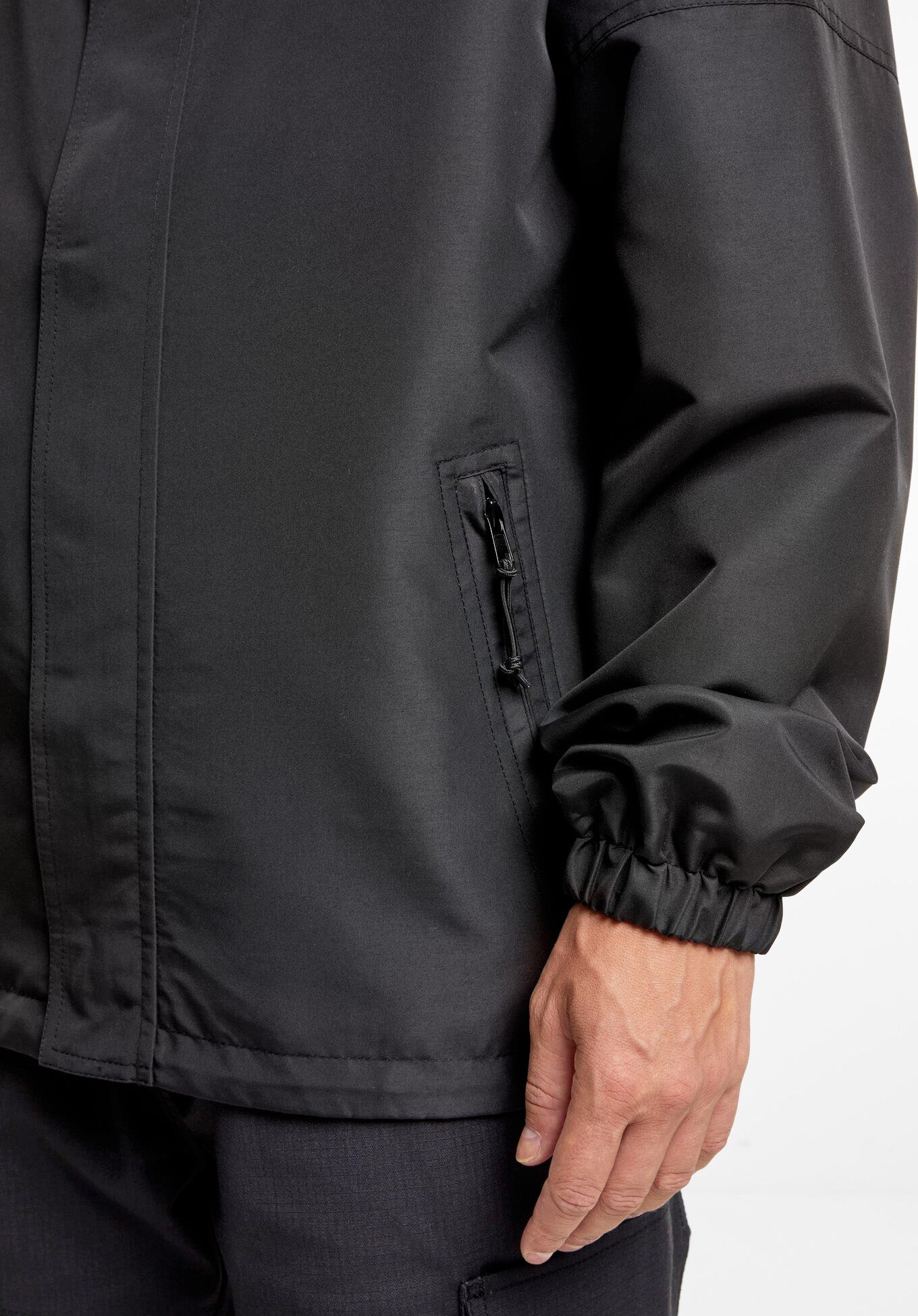 Geaca de Vant Light Frontzip Negru Brandit - Protectie Usoara
