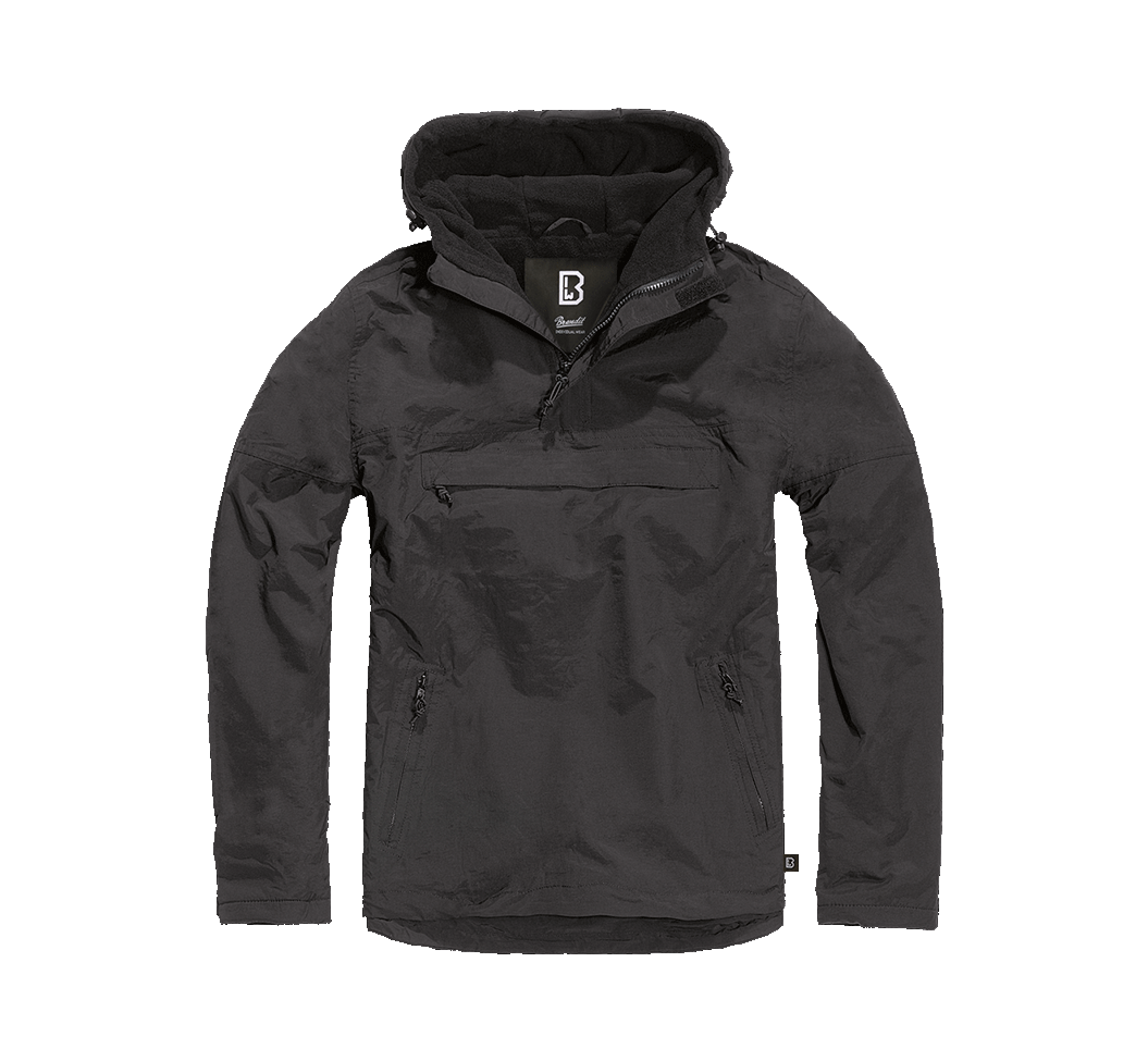 Geaca de Vant Negru Brandit - Protectie Versatila