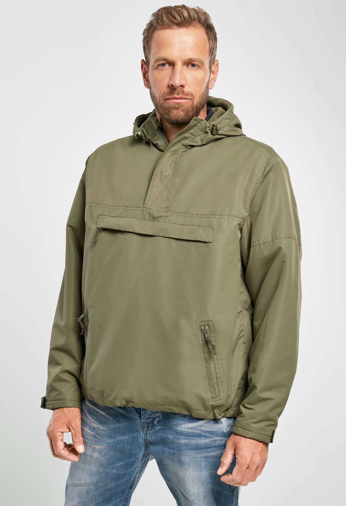 Geaca de Vant Olive Brandit - Protectie Versatila