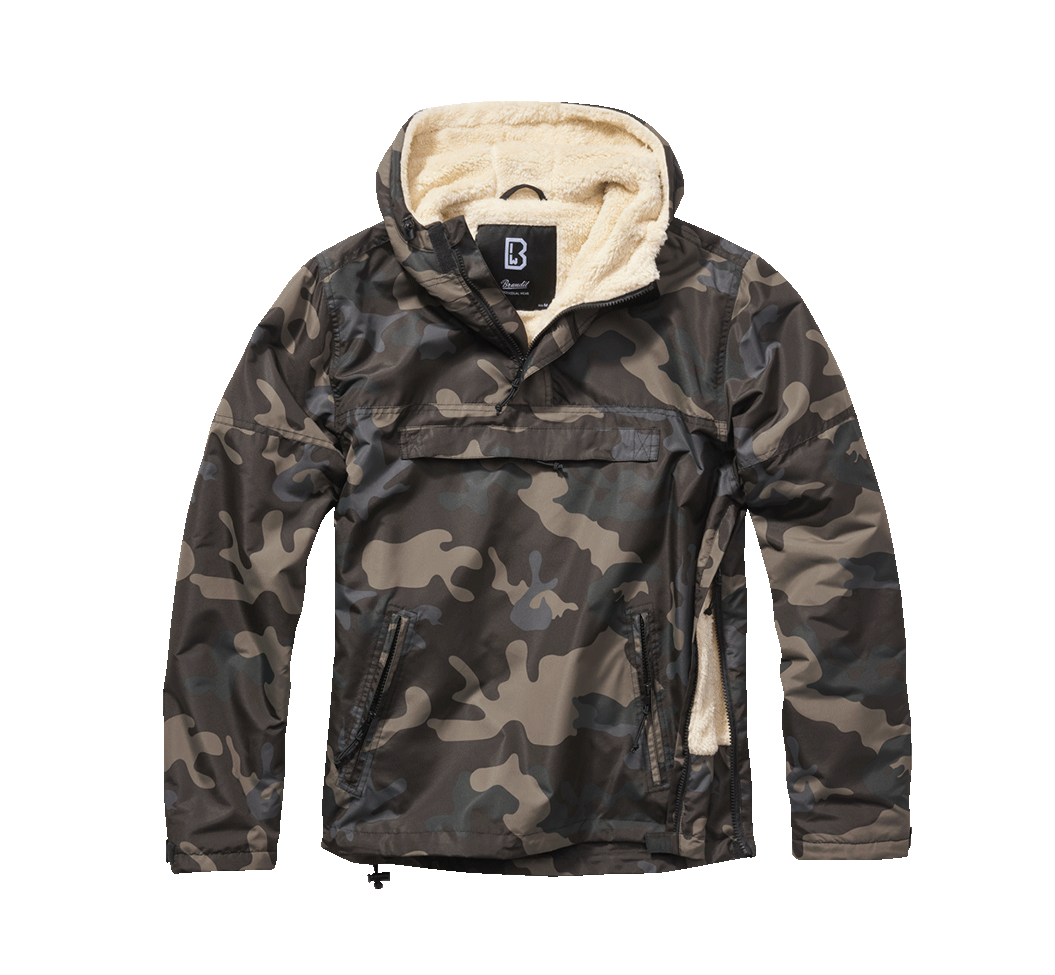 Geaca de Vant Sherpa Dark Camo Brandit - Protectie si Versatilitate