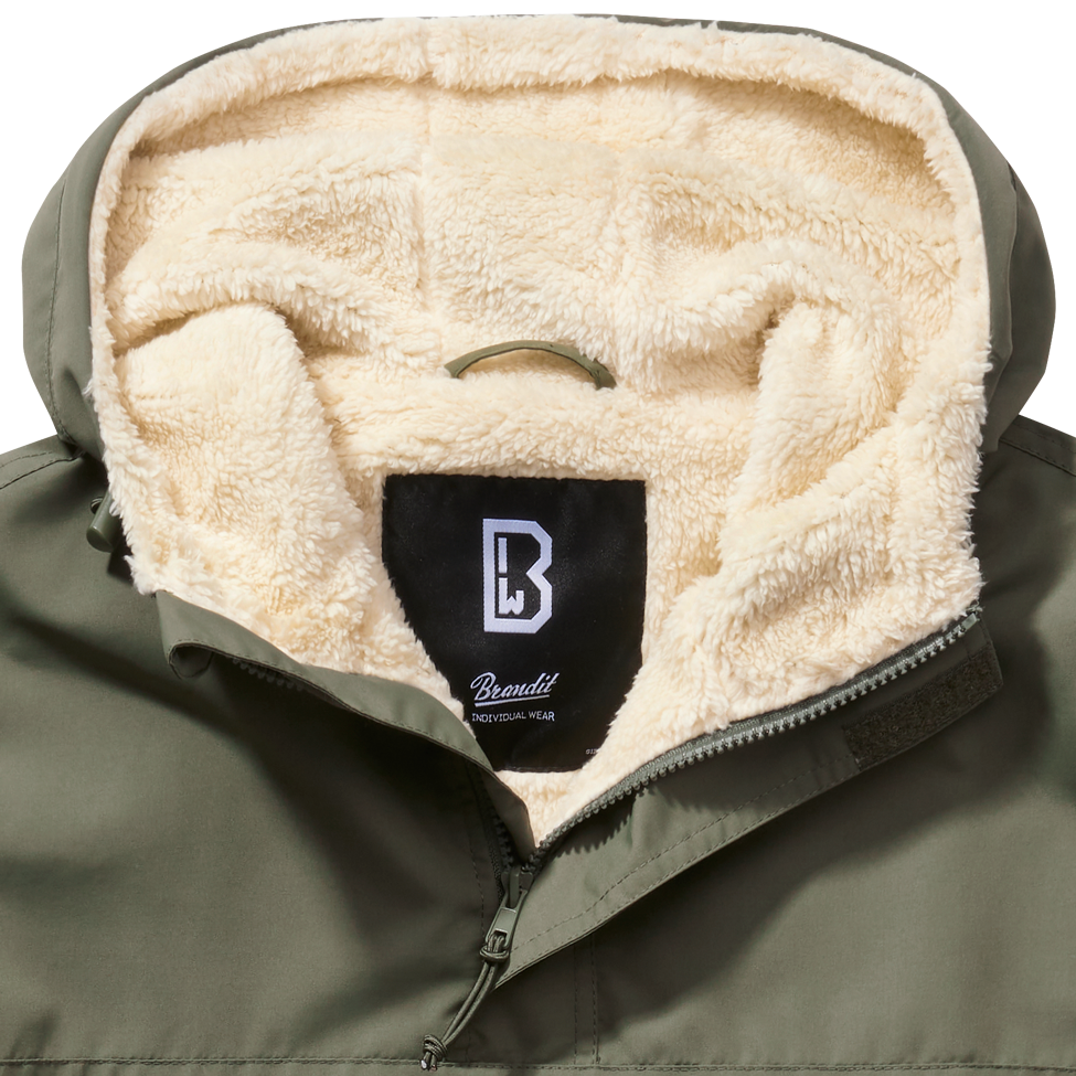 Geaca de Vant Sherpa Olive Brandit - Caldura si Protectie