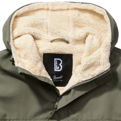 Geaca de Vant Sherpa Olive Brandit - Caldura si Protectie