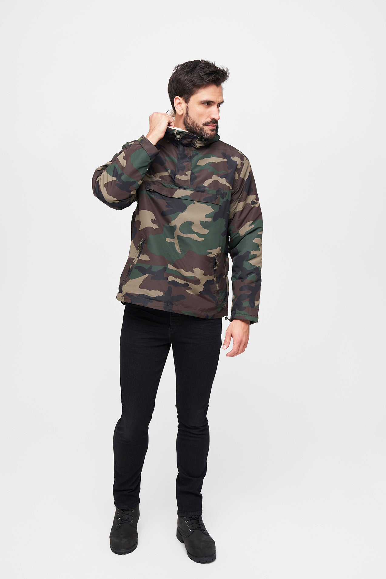 Geaca de Vant Sherpa Woodland Brandit - Caldura si Protectie