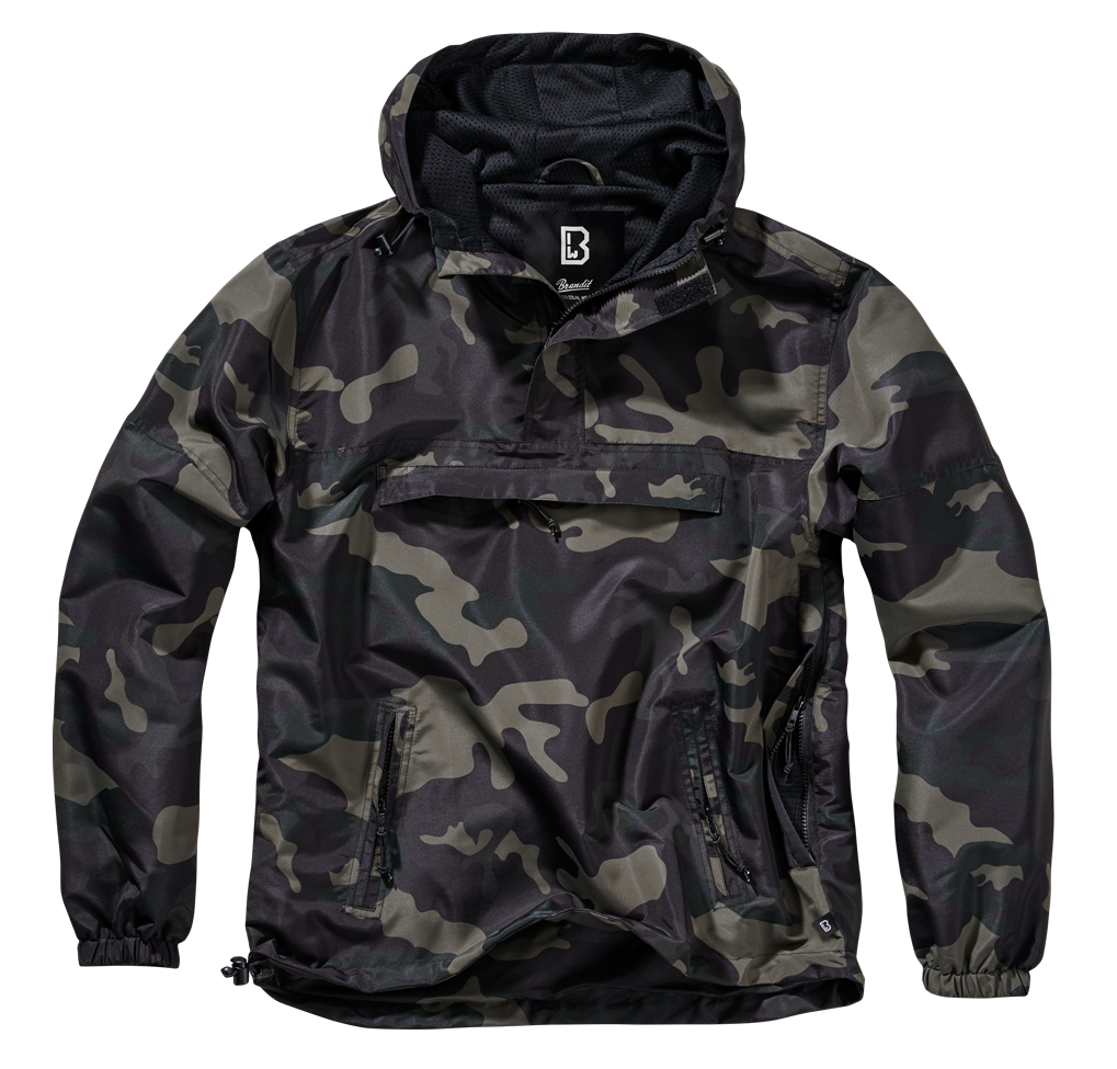 Geaca de Vant Summer Dark Camo Brandit - Protectie Usoara