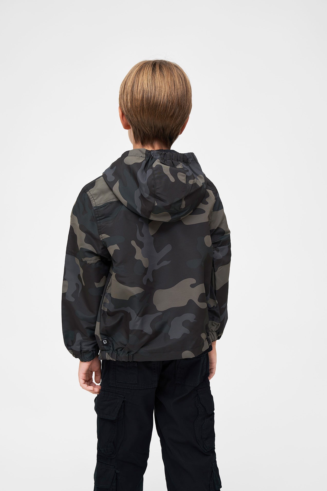 Geaca de Vant Summer Frontzip Dark Camo Copii Brandit - Aventura in Siguranta
