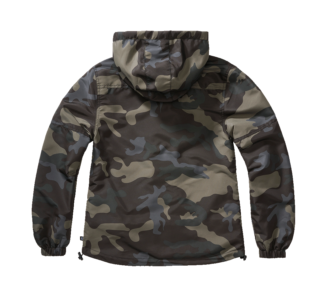 Geaca de Vant Summer Frontzip Dark Camo Dama Brandit - Performanta Usoara