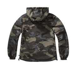 Geaca de Vant Summer Frontzip Dark Camo Dama Brandit - Performanta Usoara