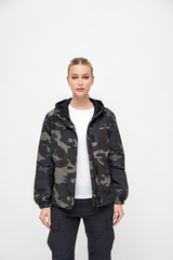 Geaca de Vant Summer Frontzip Dark Camo Dama Brandit - Performanta Usoara
