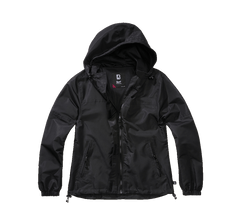Geaca de Vant Summer Frontzip Negru Dama Brandit - Protectie Usoara