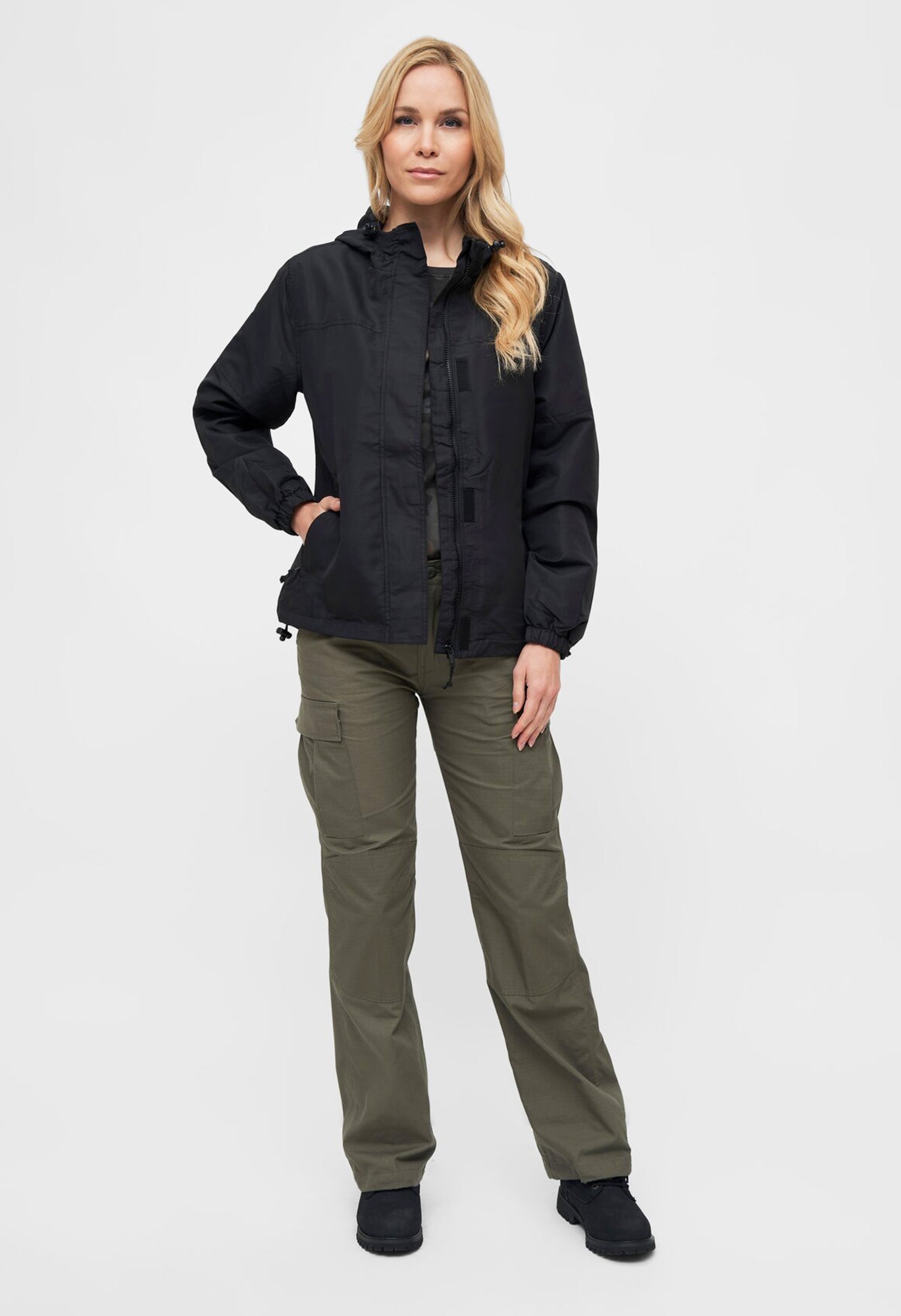 Geaca de Vant Summer Frontzip Negru Dama Brandit - Protectie Usoara