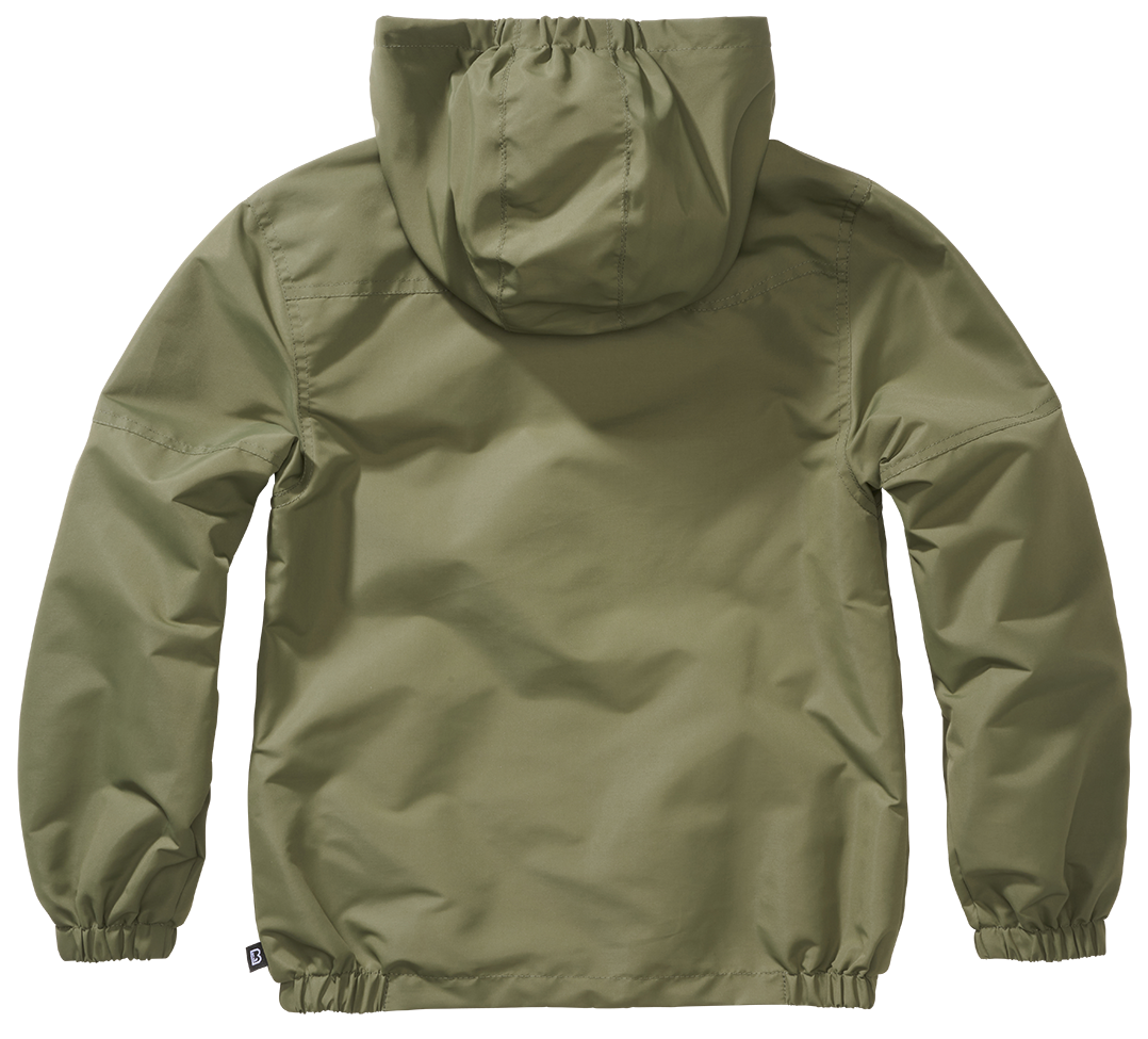 Geaca de Vant Summer Frontzip Olive Copii Brandit - Protectie Usoara si Stil