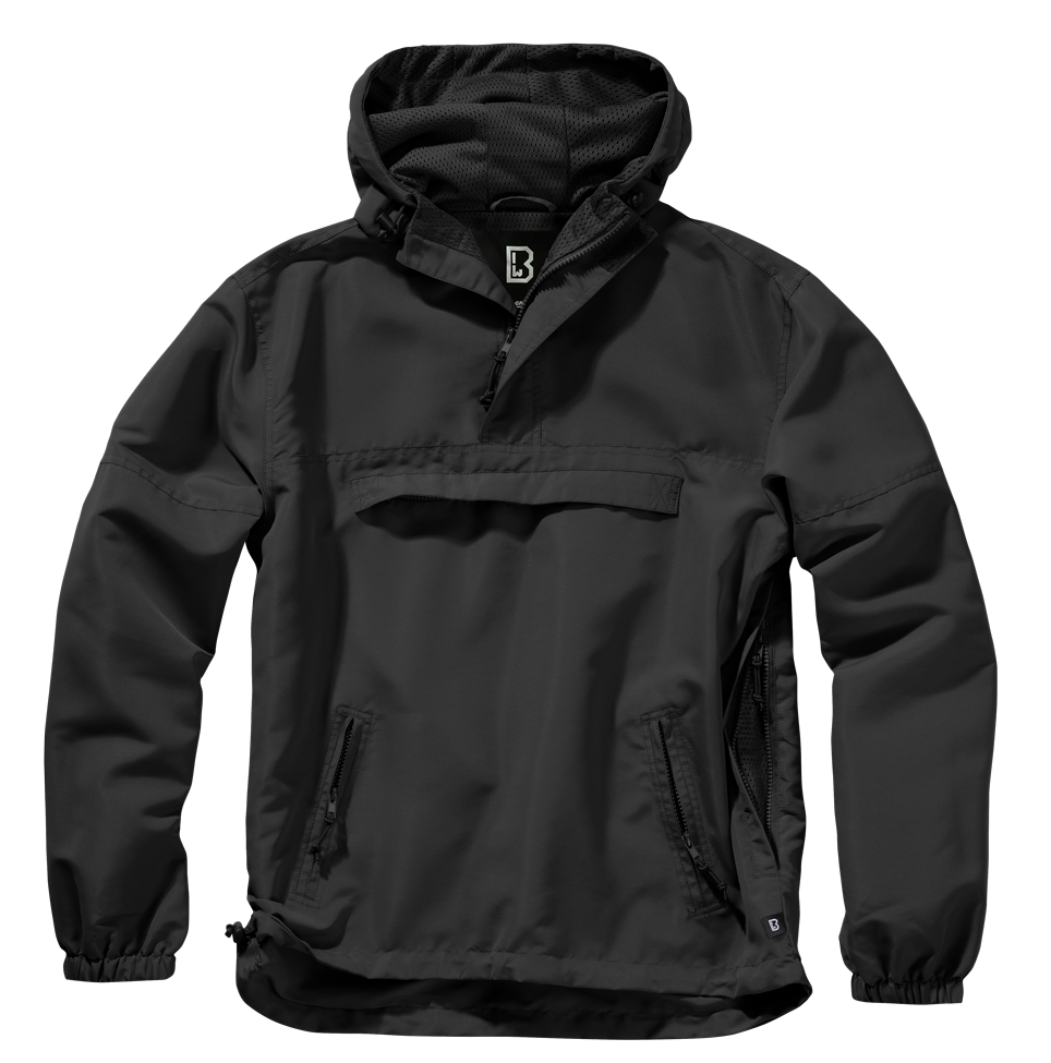 Geaca de Vant Summer Negru Brandit - Protectie Usoara si Versatila