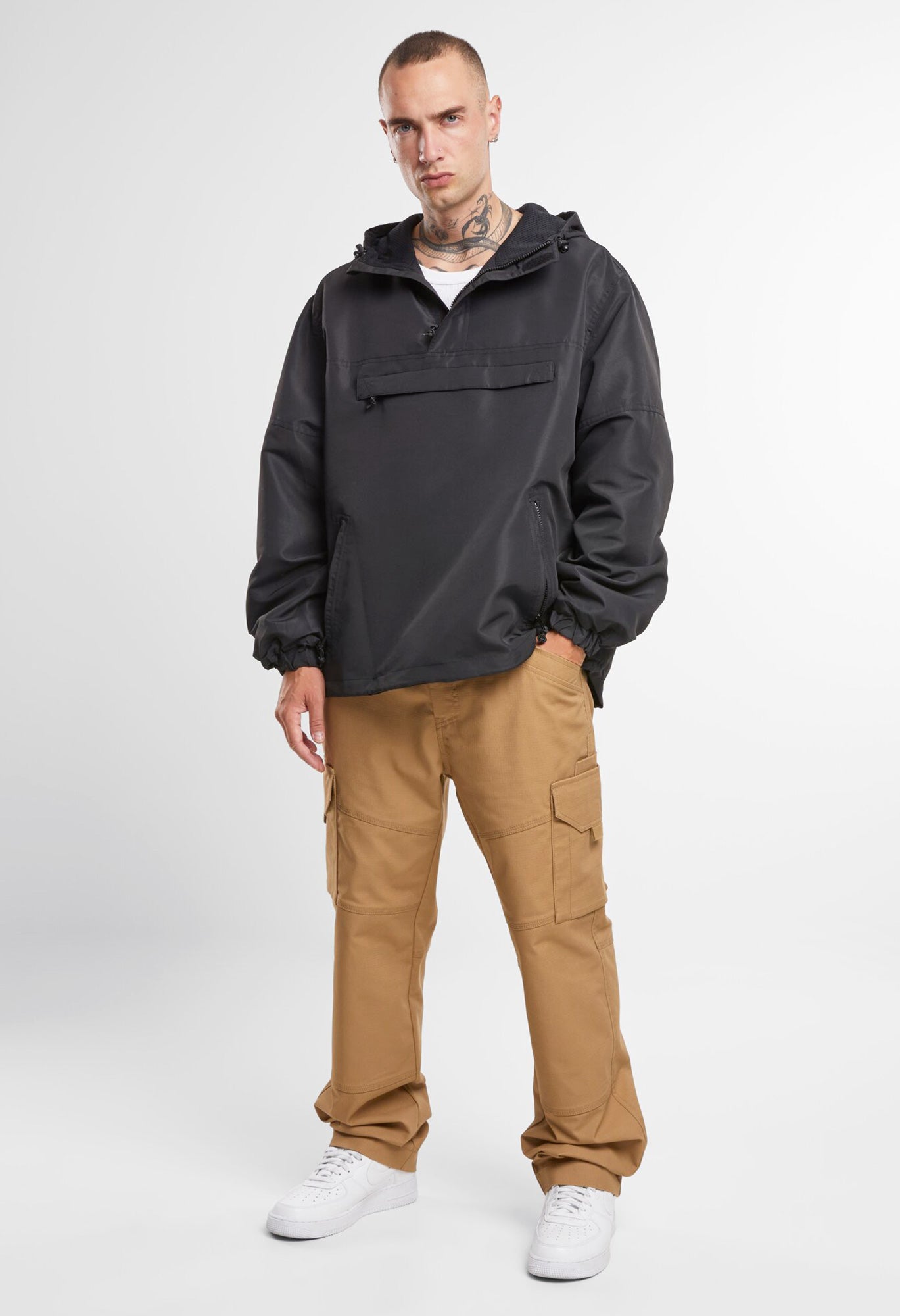Geaca de Vant Summer Negru Brandit - Protectie Usoara si Versatila