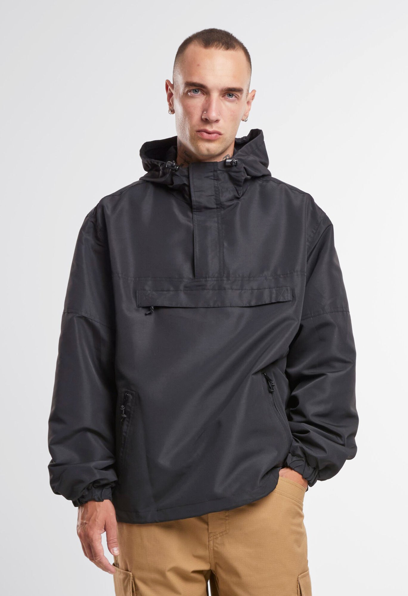 Geaca de Vant Summer Negru Brandit - Protectie Usoara si Versatila