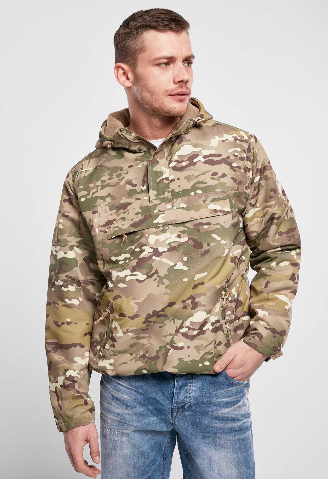 Geaca de Vant Tactical Camo Brandit - Performanta Durabila