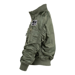 Geacă de Zbor Kinder F-35 Flight Jacket Verde Stil Militar - Aventura Aeriană Măiestrită