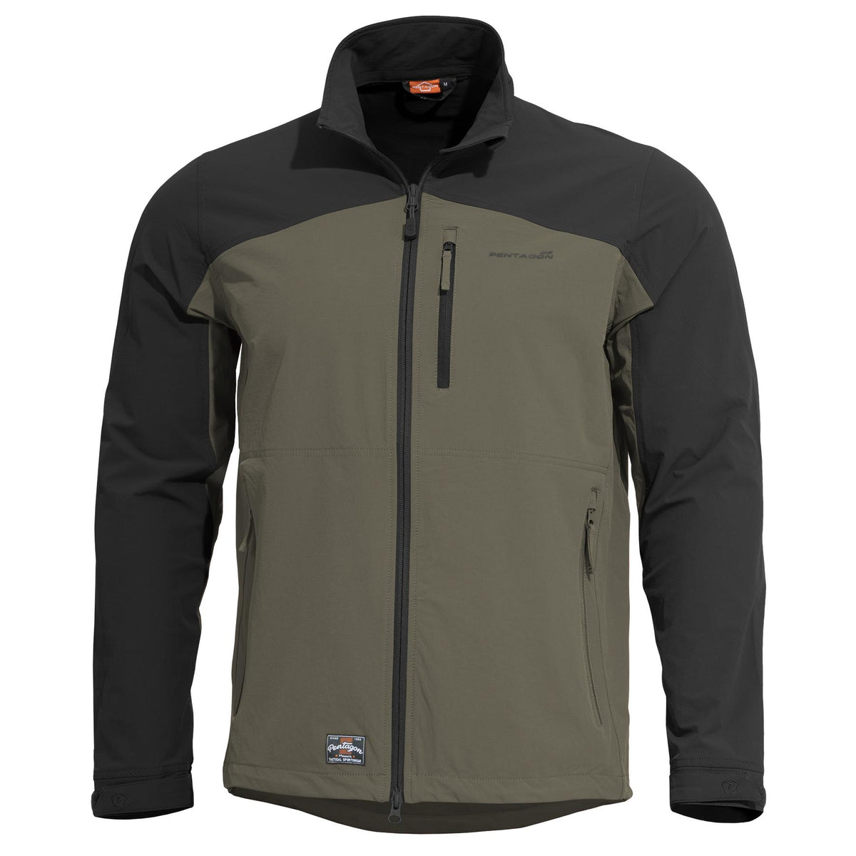 Geaca Elite Light Softshell Jacket RAL7013/MIX Pentagon Tactical - Protecție și Adaptabilitate în Misiuni Tactice