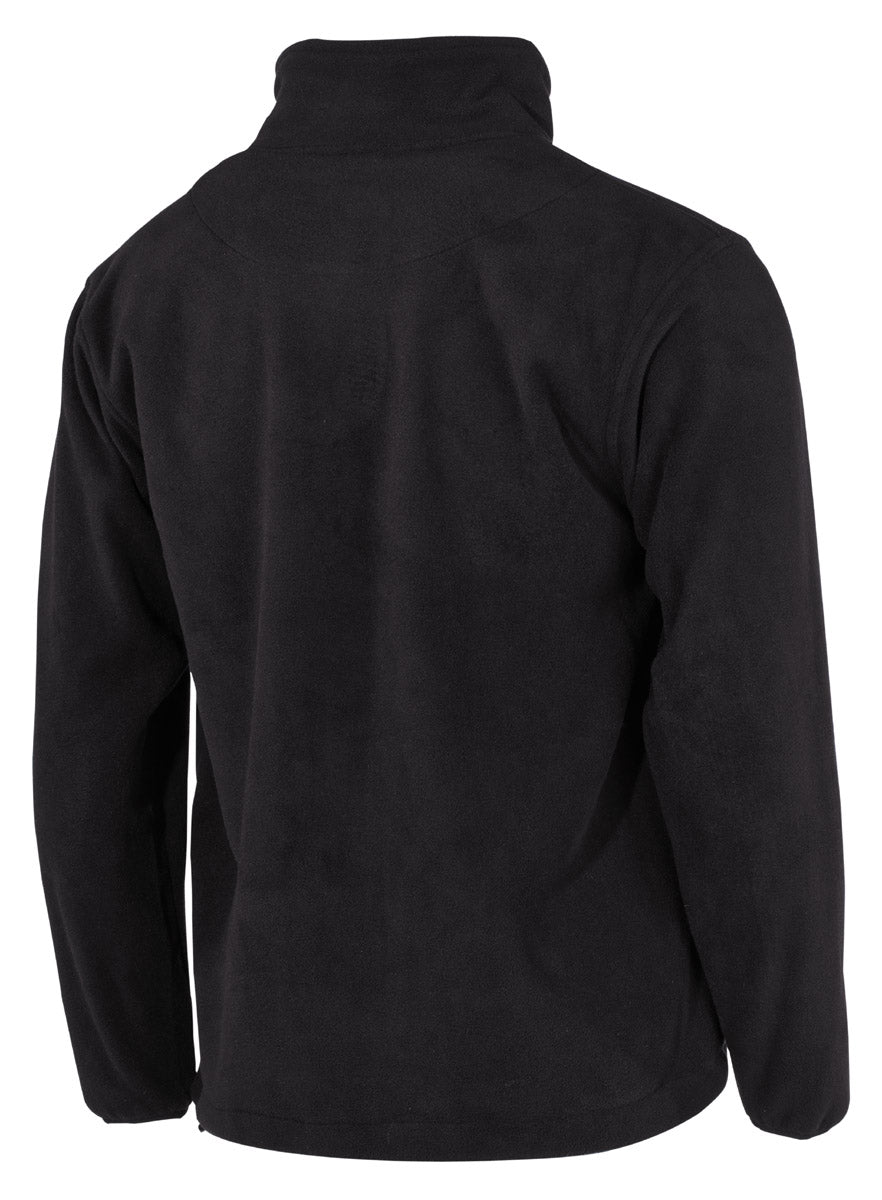 Geacă Fleece "Arber" Negru FoxOutdoor - Fermoar Frontal, Buzunare cu Fermoar