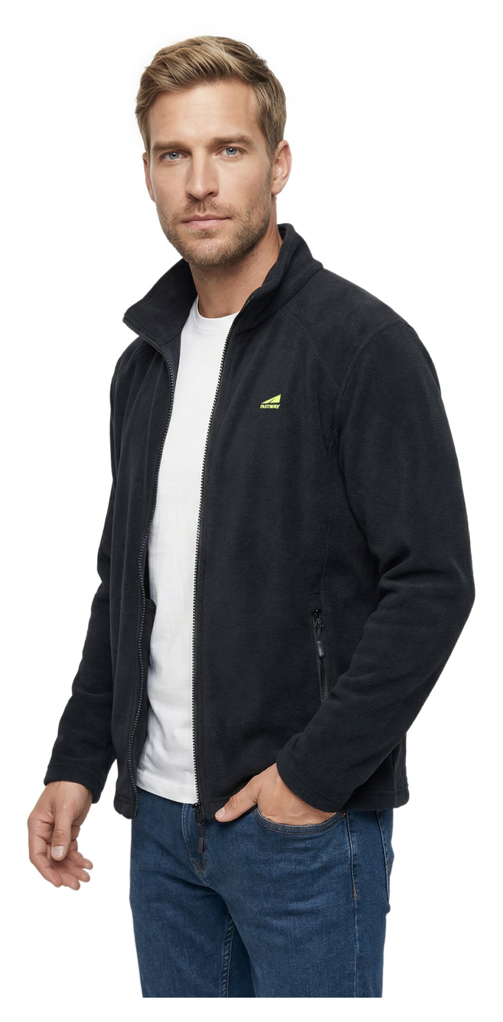 Geacă Fleece Bărbați F-2504 Fastway - Confort și Stil Casual