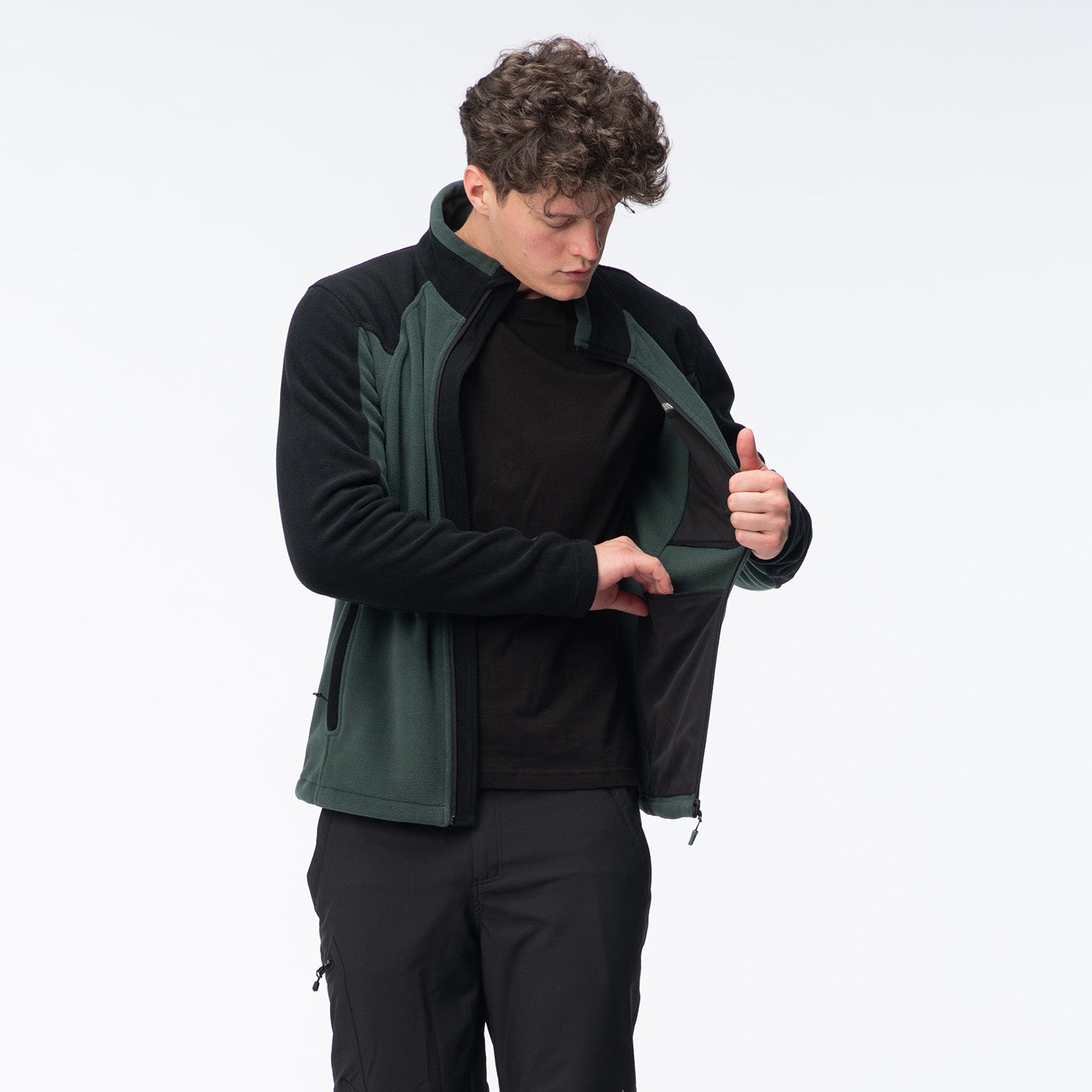 Geacă Fleece Bărbați MONAR HI-TEC - Caldă și Rezistentă - 9