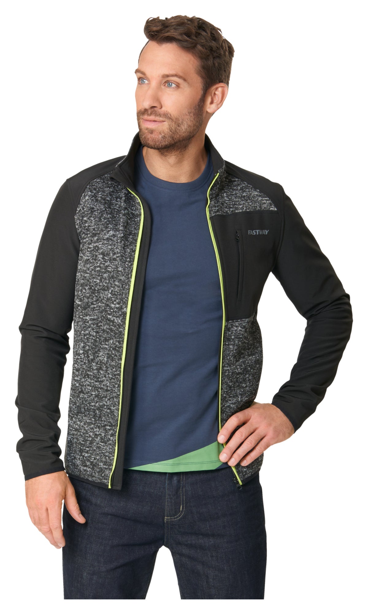 Geacă Fleece Fastway Uni 211 - Respirabilă și Călduroasă