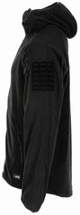 Geacă Fleece ViperGrid Negru MFH - Întărituri Anti-abraziune, Fermoar YKK
