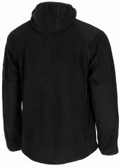 Geacă Fleece ViperGrid Negru MFH - Întărituri Anti-abraziune, Fermoar YKK