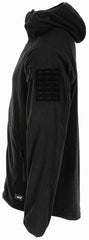 Geacă Fleece ViperGrid Negru MFH - Întărituri Anti-abraziune, Fermoar YKK