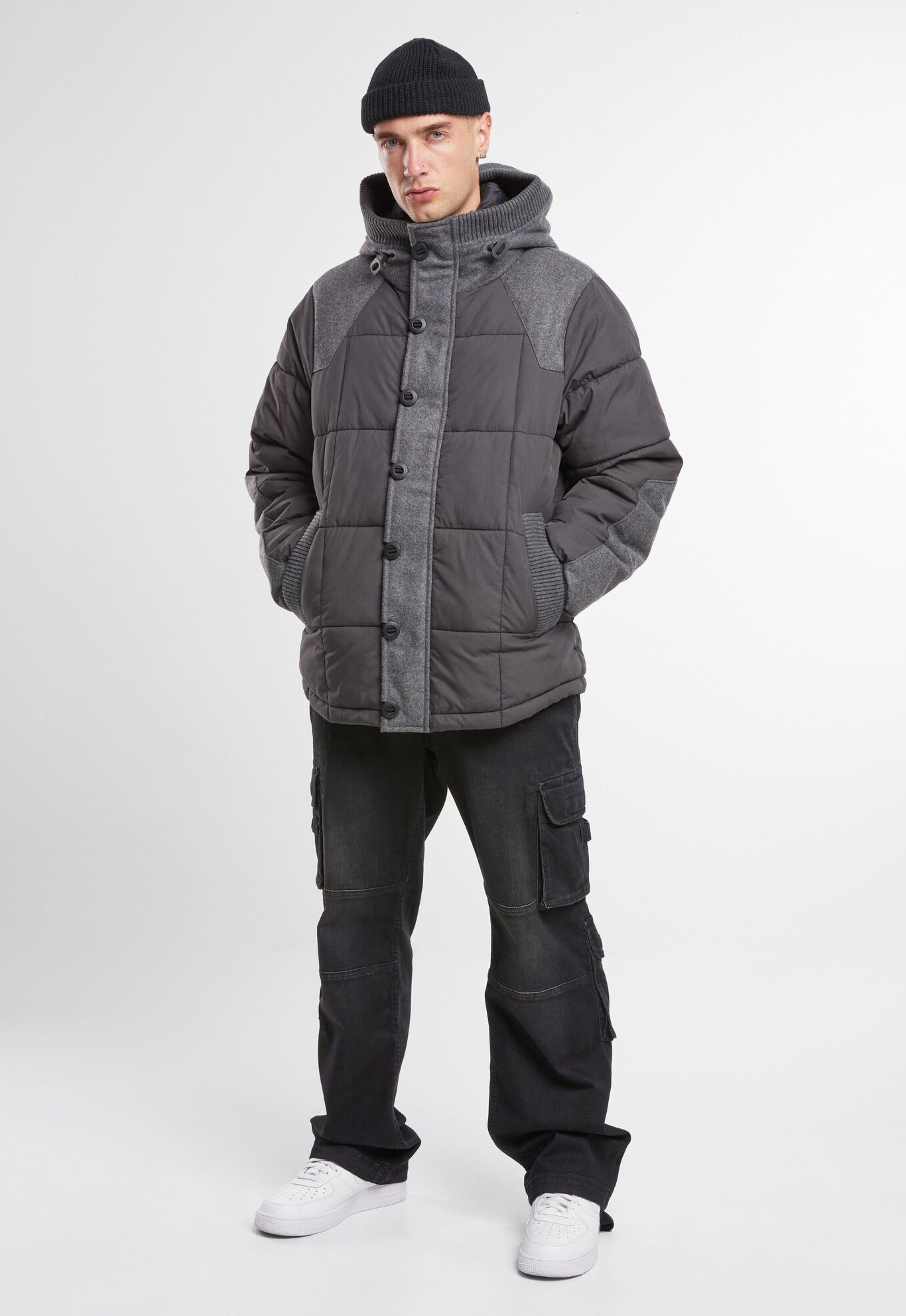 Geaca Garret Black/Anthracite Brandit - Caldura si Mobilitate