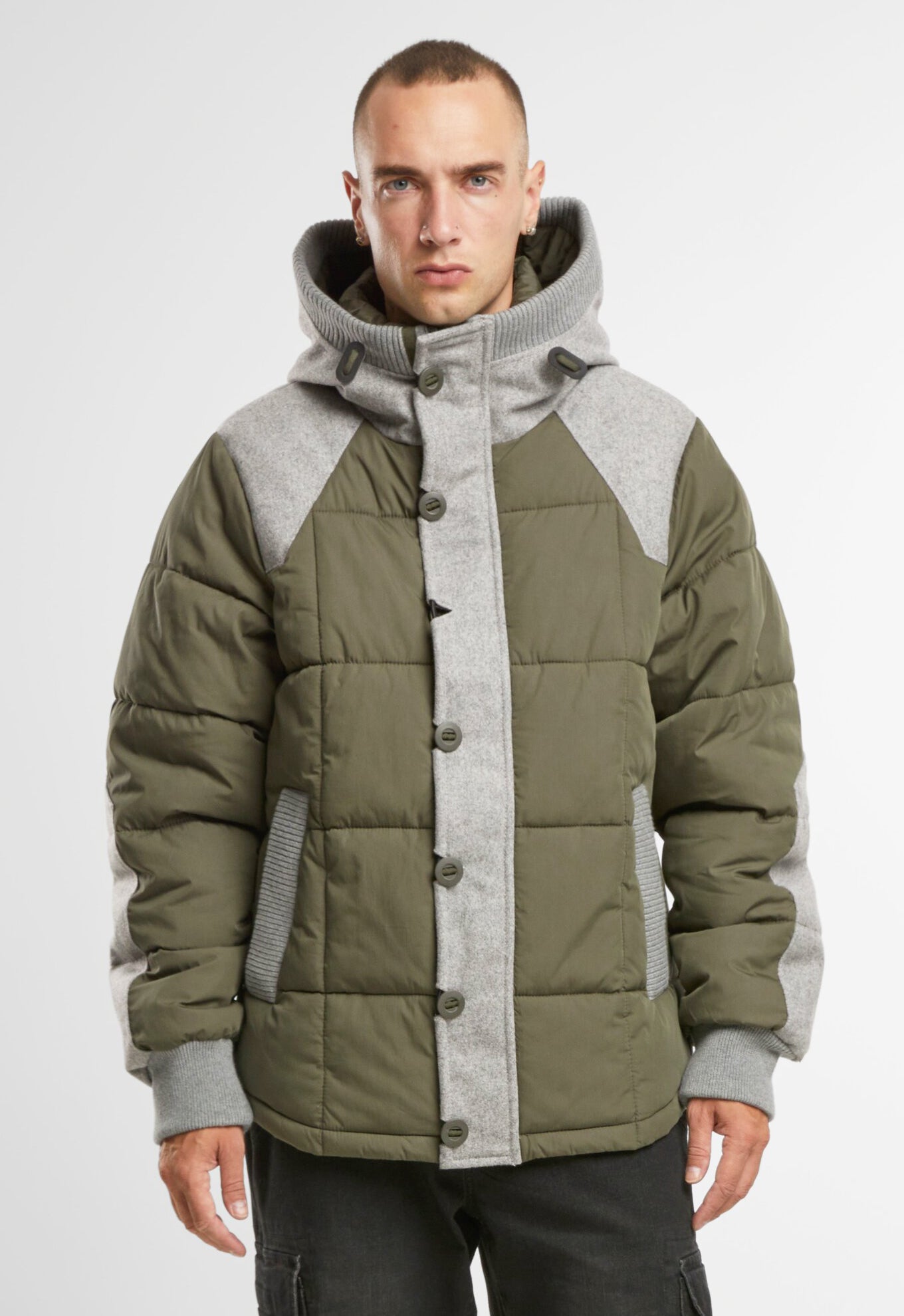 Geaca Garret Oliv-Grey Materialmi Brandit - Confort Tactic Zilnic