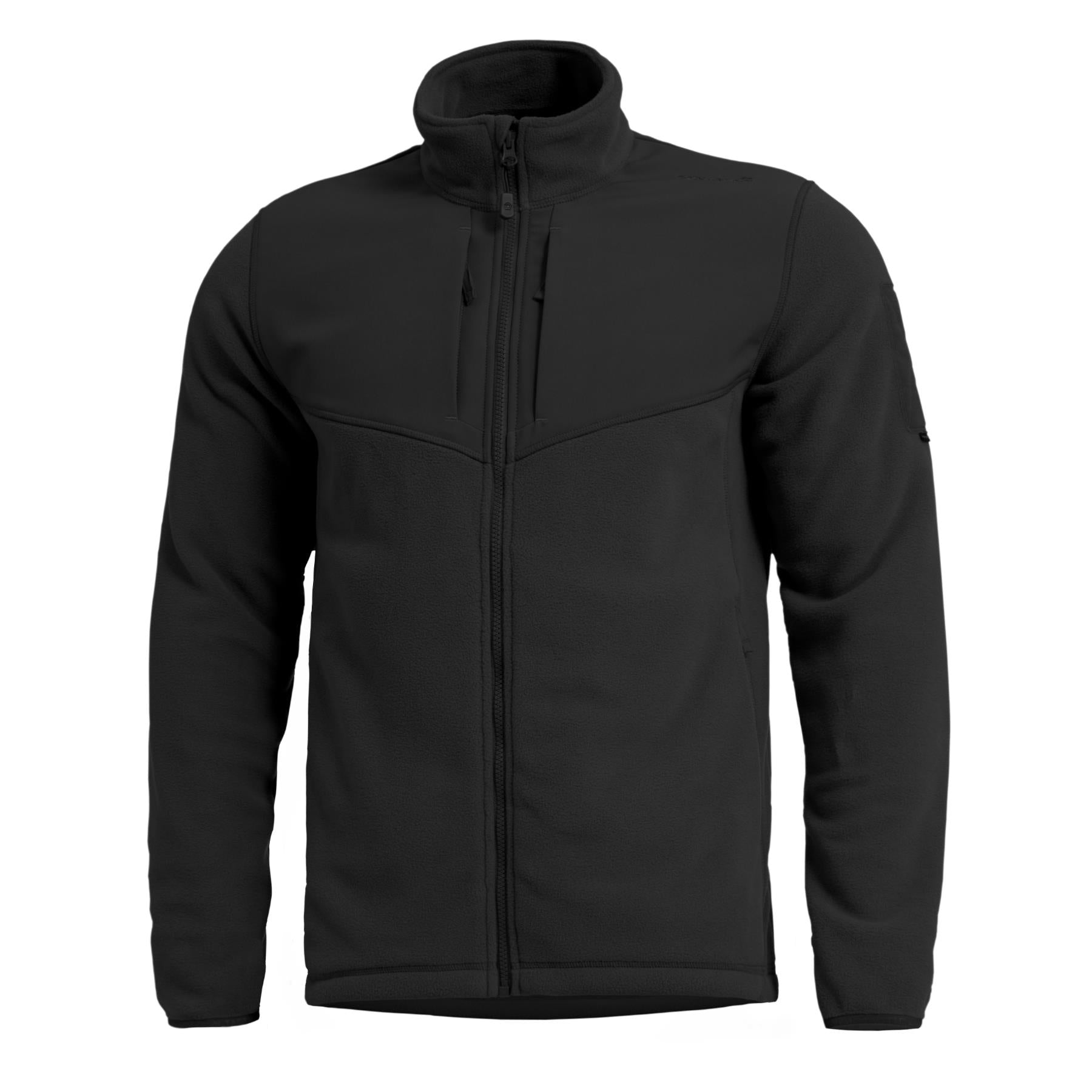 Geaca Grammos Polartec® Recycled Micro Fleece 200 Black Pentagon Tactical - Căldură Ușoară și Durabilitate Superioară