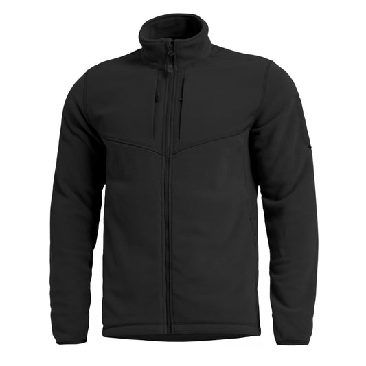 Geaca Grammos Polartec® Recycled Micro Fleece 200 Black Pentagon Tactical - Căldură Ușoară și Durabilitate Superioară