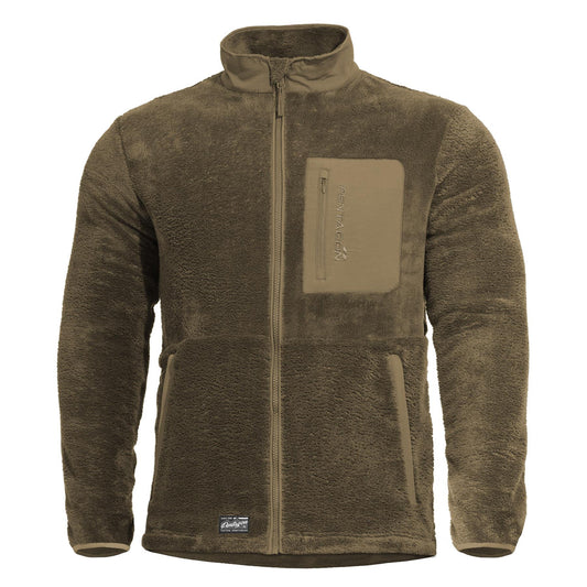 Geaca Grizzly Full Zip Jacket | Coyote Pentagon Tactical - Confort Termic Superior în orice Condiții