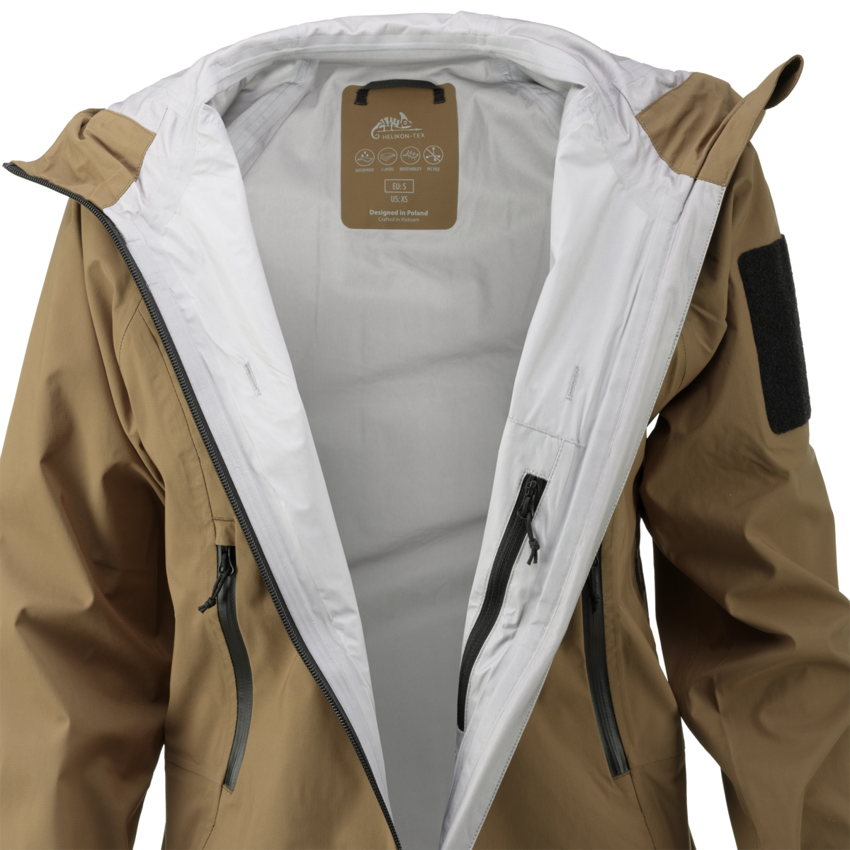 Geacă Hardshell Helikon-Tex TorrentStretch Shadow Grey