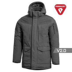 Geaca Hcp V2.0 Primaloft® Parka Cinder Grey Pentagon Tactical - Protecție Extremă și Rezistență în orice Condiții