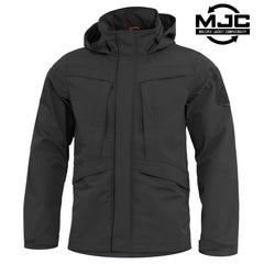 Geaca Hurricane Shell Jacket Black Pentagon Tactical - Protecție Integrală în Condiții Extreme